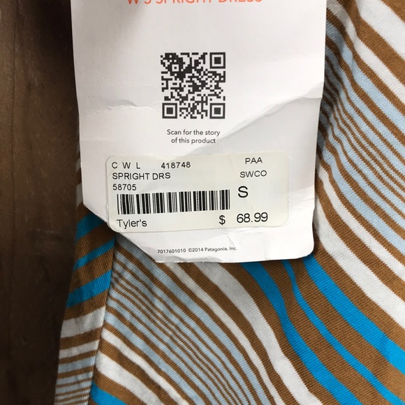 Patagonia Brown Dress Size S - Picture 4 of 5